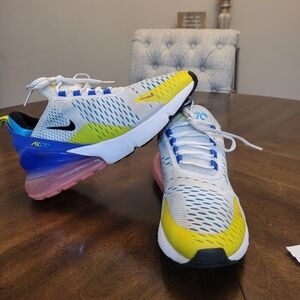 Nike Air 27C Women's  Sneakers - White, Blue, Yellow